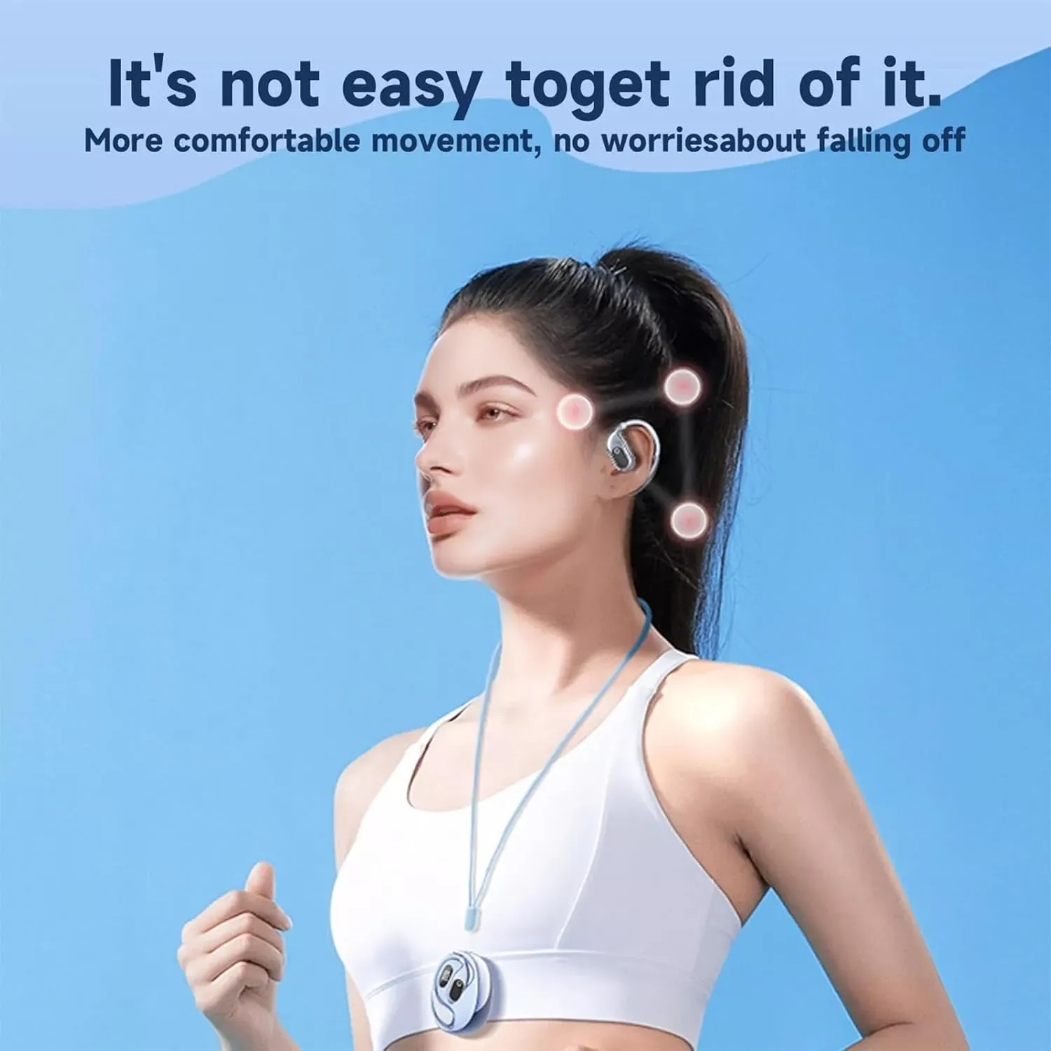 Truebuds Wireless Earbuds, Multi-language Smart Translation Bluetooth Headset, Language Translation Earbuds Real Time, Ai Headphones Language Translation, Open Air 5 Ows Translator(Black 2Pcs)