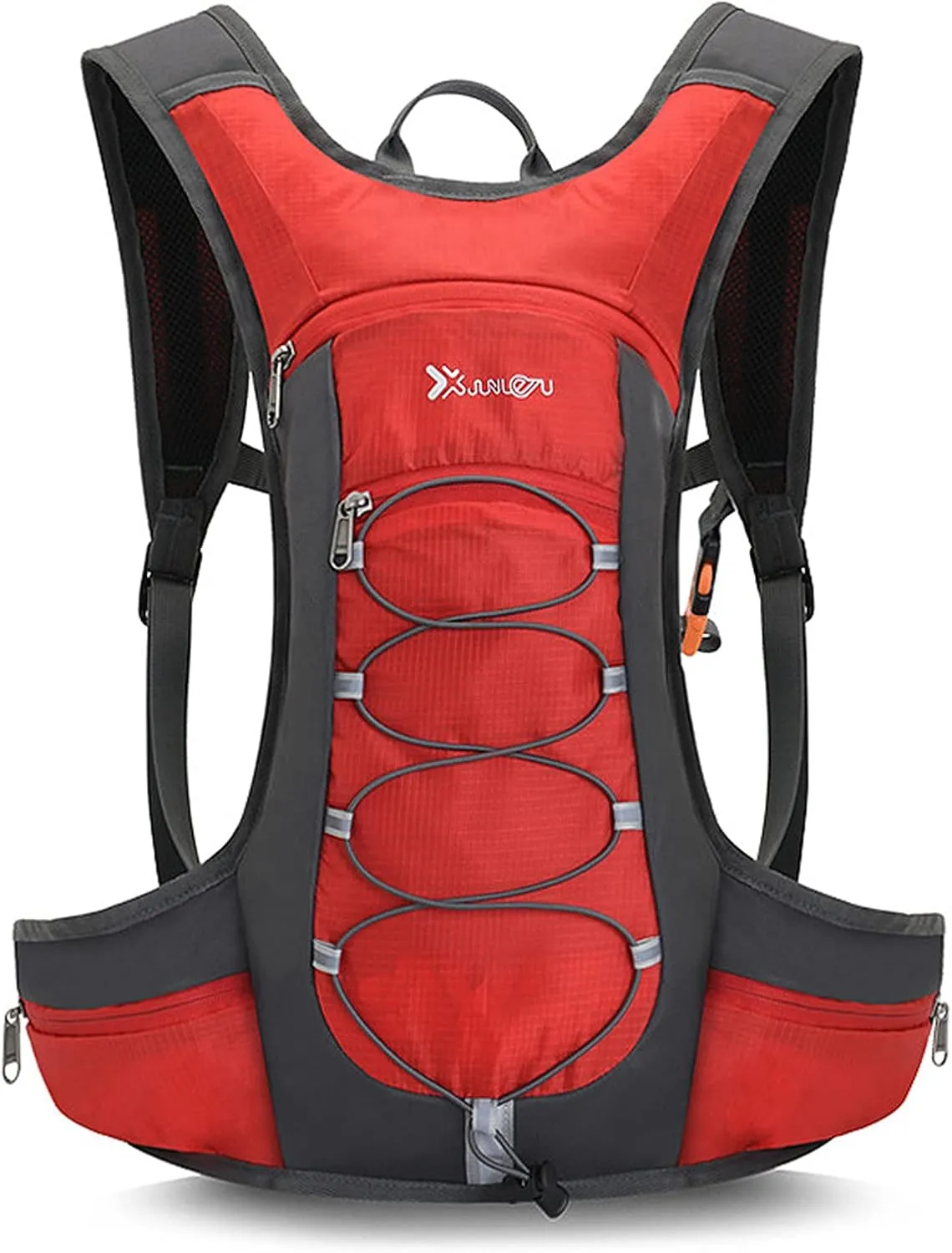 Two Shoulder Bag,YIWENG 10L Bike Hydration Backpack Lightweight Hiking Backpack Daypack Shoulder Bag for Outdoor Camping Cycling Running Traveling, Red