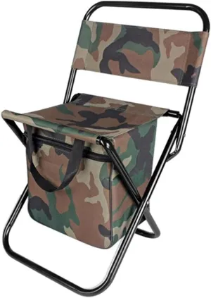 Ultralight Backpack Cooler Chair, Camping Chairs,Compact Lightweight and Portable Folding Stool - Perfect for Outdoor Events, Travel, Hiking, Camping, Tailgating, Beach, Parades & More