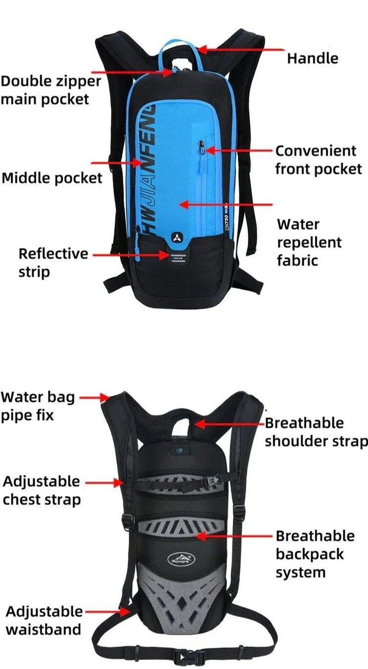 Ultralight Bladder Hydration Rucksack Waterproof