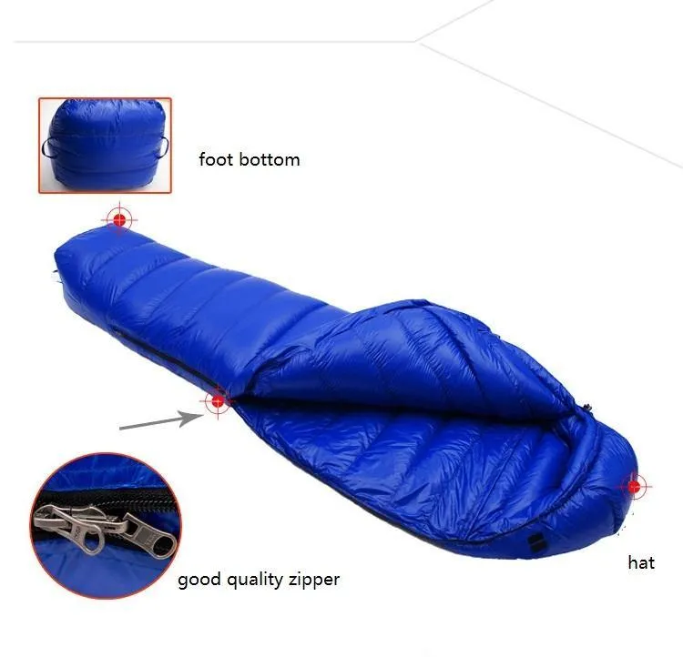 UltraLight Duck Down Mummy Style Sleeping Bag