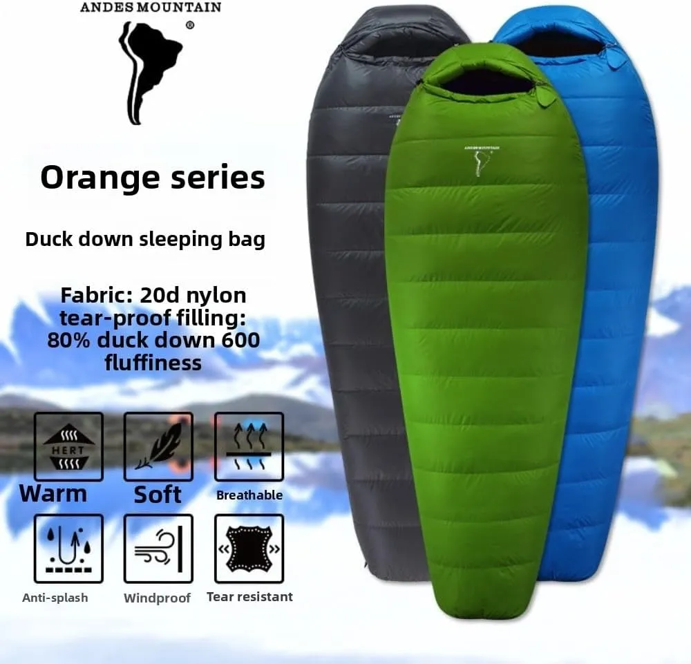 Ultralight Mummy Sleeping Bag for Hiking and Camping, Backpacking and Other Wilderness Activities; 3-4 Season Mummy Sleeping Bag; Comes with Organizer Bag
