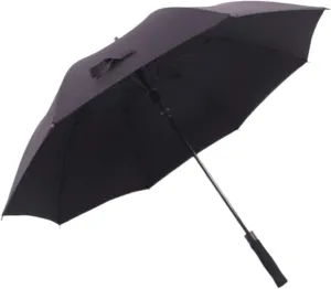 Umbrellas Windproof Golf Umbrella UV Protection Automatic Open Double Canopy Vented Sun Rain Umbrella Waterproof Stick Travel