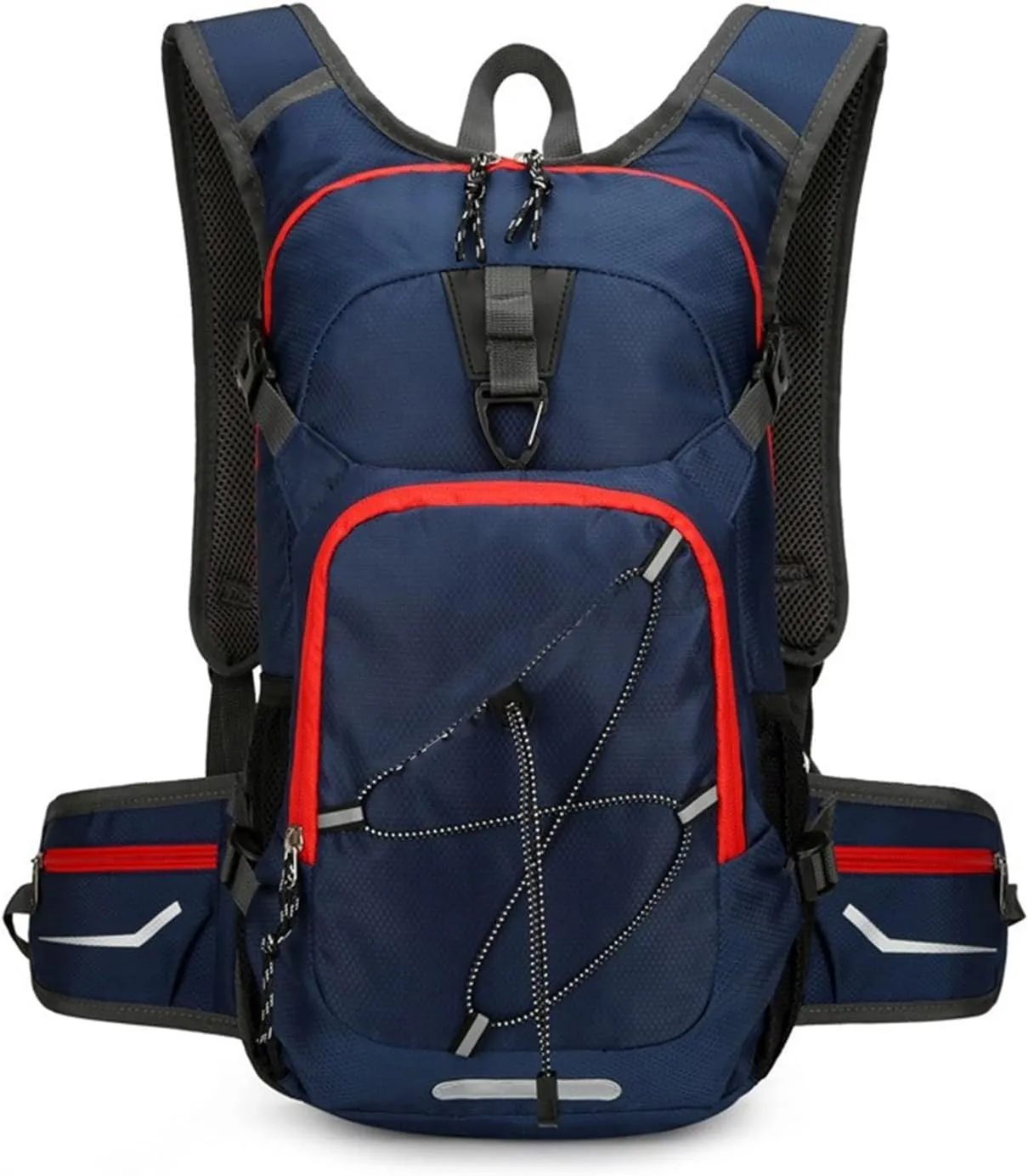Unisex Large Capacity Backpack Hiking Camping Cycling Daypack With Helmets Storage Holder Hydrations Pack