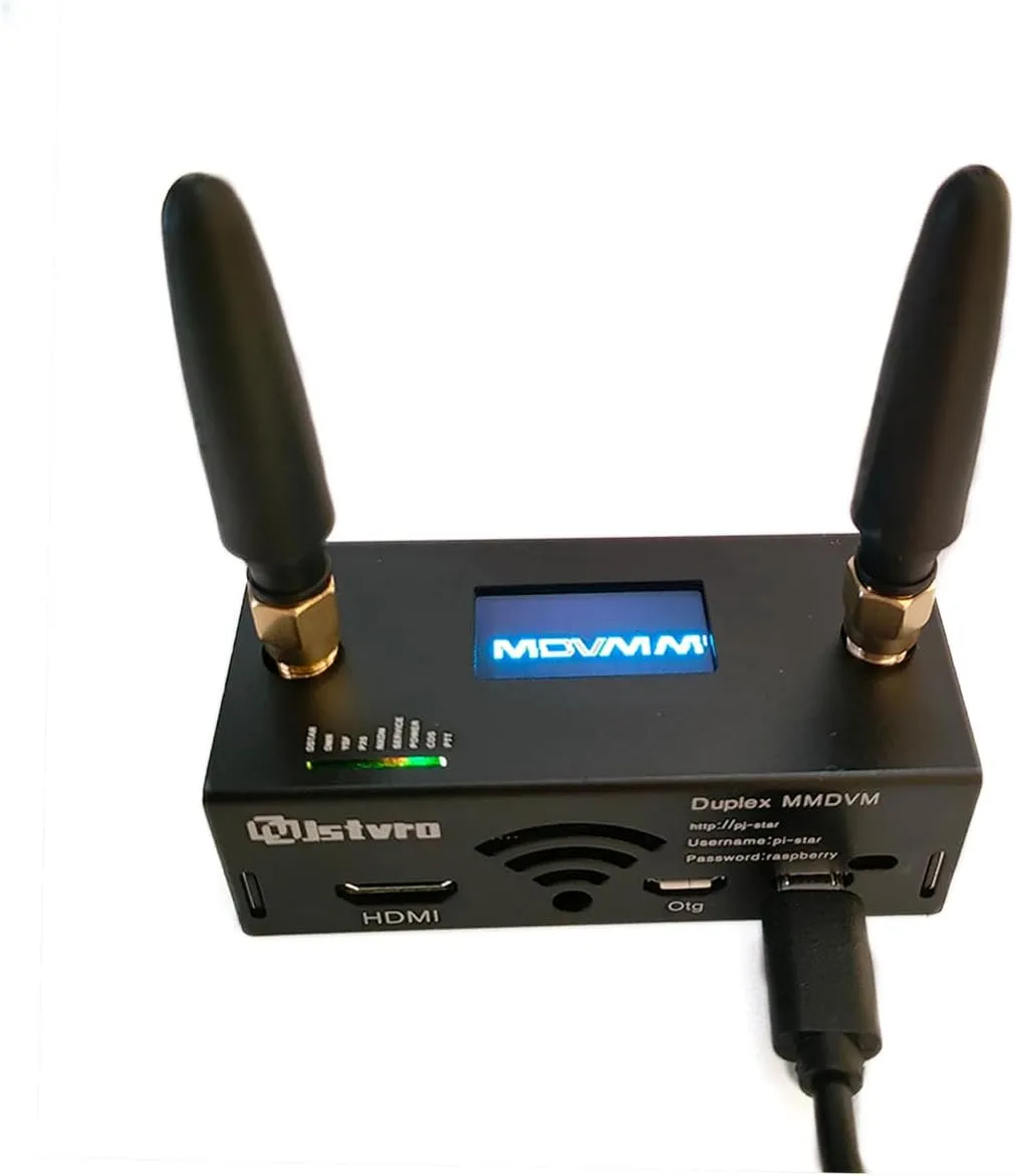 Upgraded MMDVM Duplex Hotspot Radio WiFi Digital Voice Modem Work UHF VHF Dual Band Support DMR Dstar YSF P25 Fusion Raspberry Pi Zero W Two Colors OLED