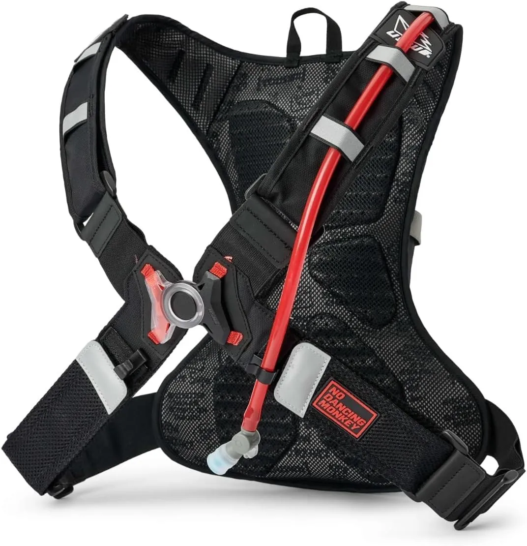 USWE Moto Hydro Hydration Pack - with Water Bladder, a High End, Bounce Free Backpack for Enduro and Off-Road Motorcycle