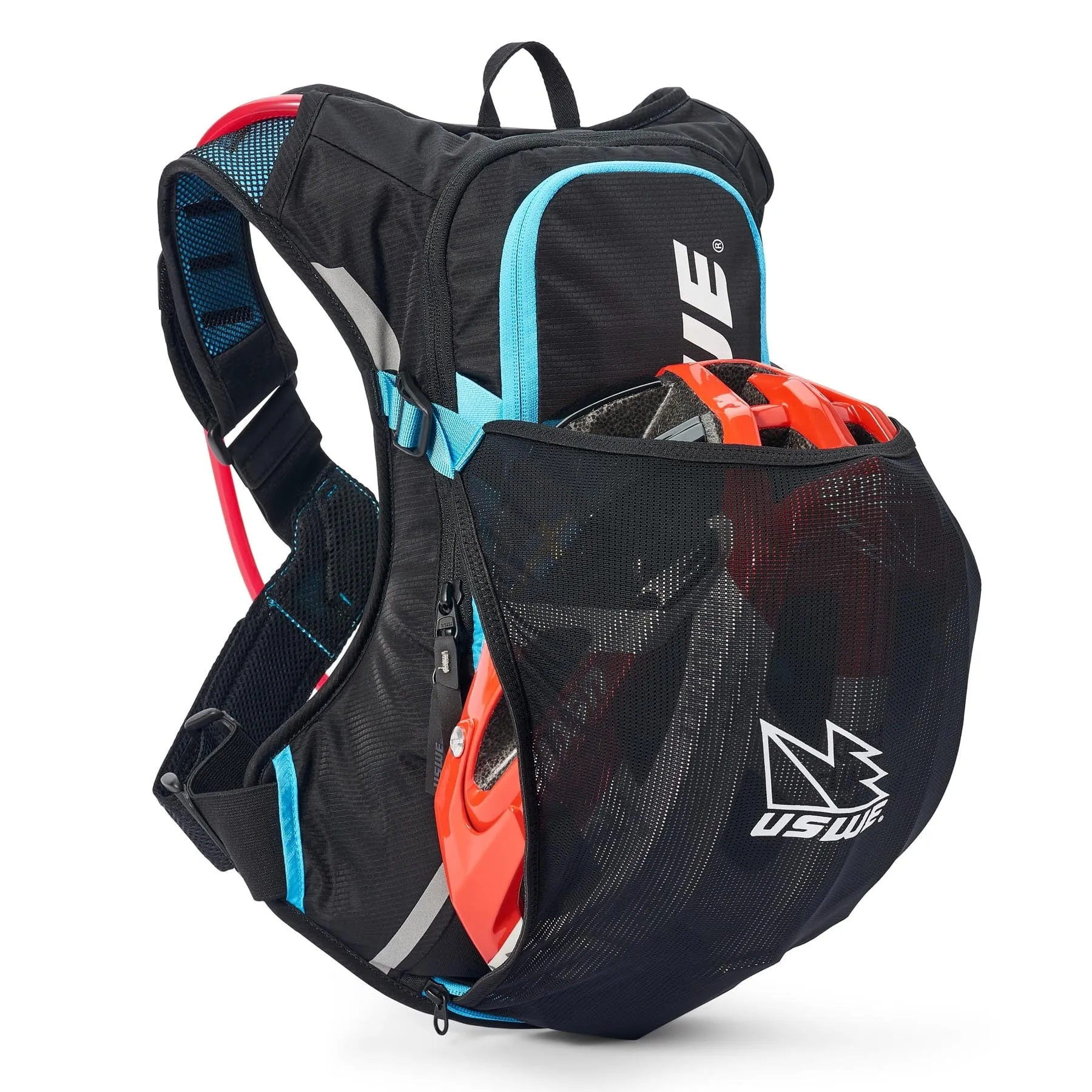 USWE MTB Hydro 8L Hydration System Backpack - Black/Horizon Blue