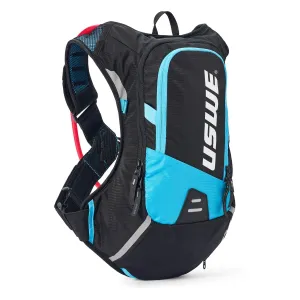 USWE MTB Hydro 8L Hydration System Backpack - Black/Horizon Blue