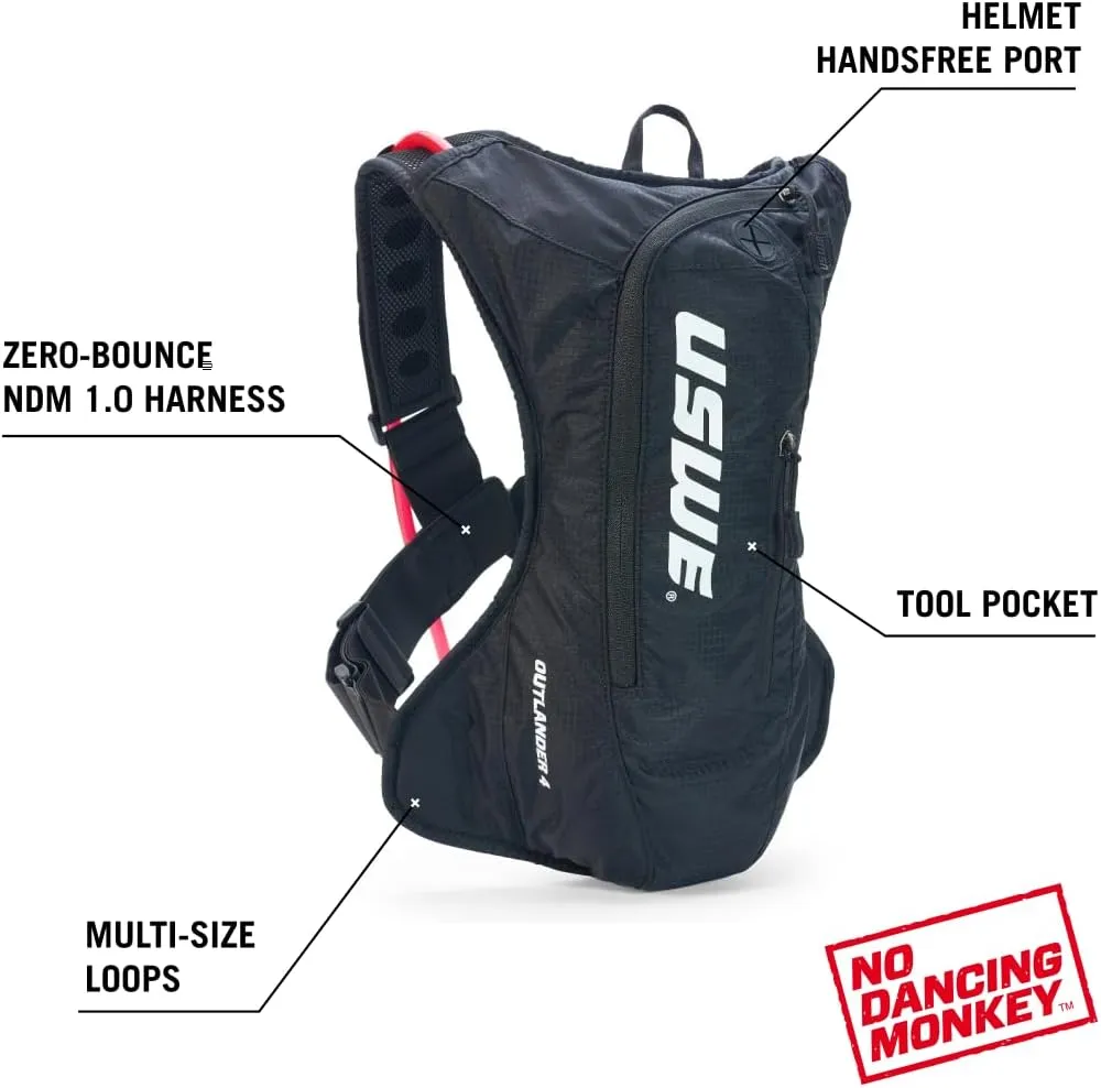 USWE Outlander Hydration Backpack 4 L Polyester