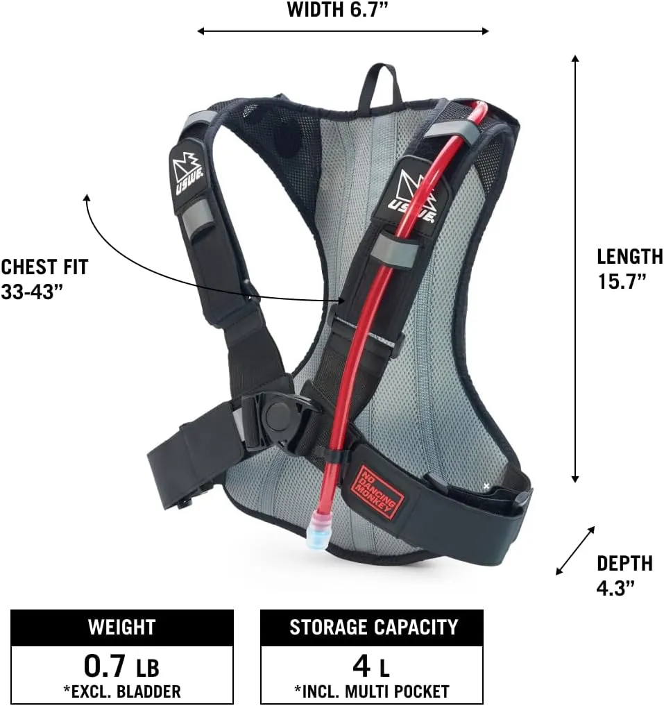 USWE Outlander Hydration Backpack 4 L Polyester