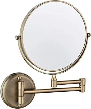 Vanity Mirror, Makeup Mirror Vanity Mirror Bathroom Vanity Mirror,Beauty Mirror Wall-Mounted Mirror Makeup Mirror Folding Magnifying Double-Sided for Hotel Bathroom Cosmetic Mirror
