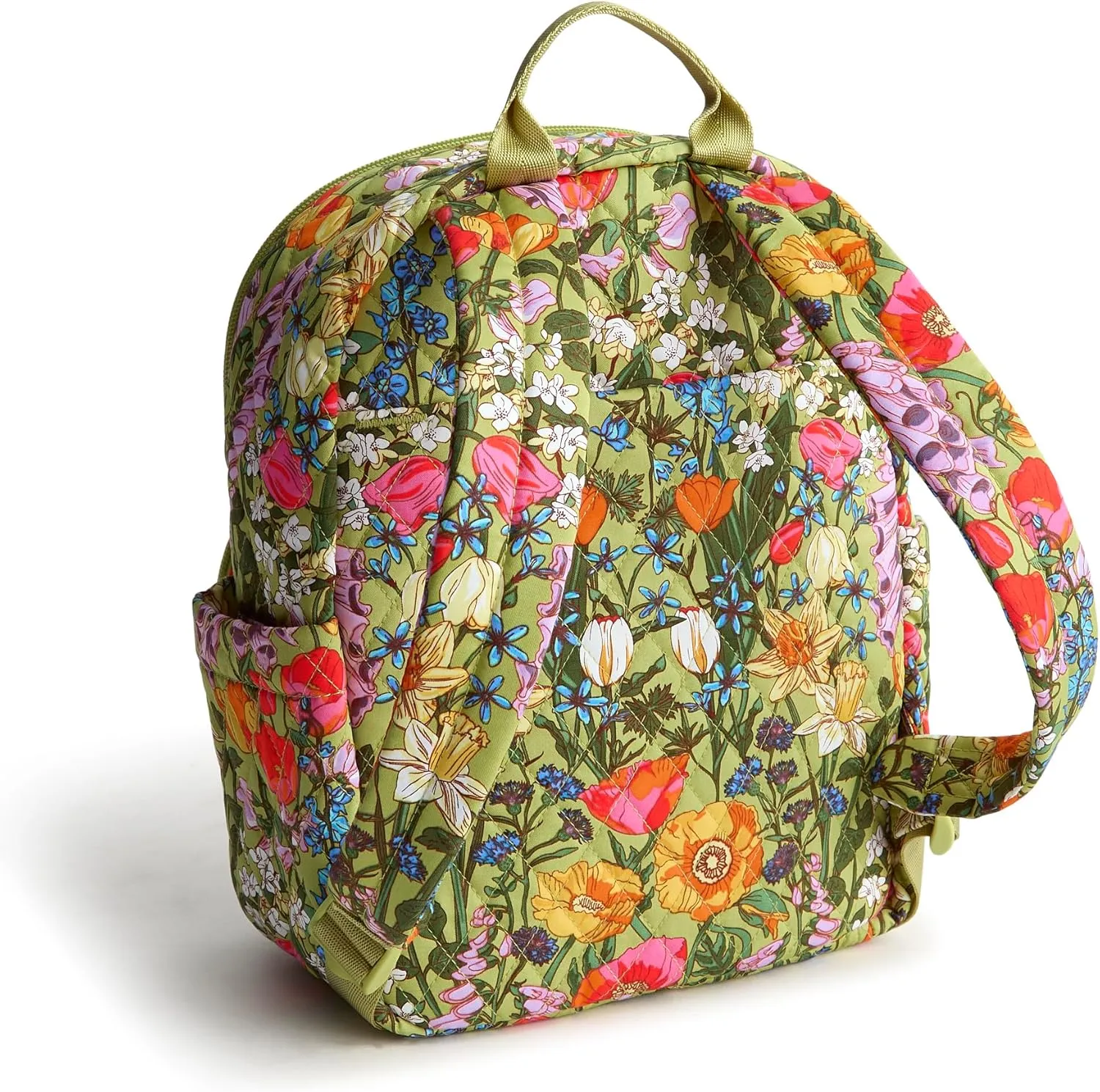 Vera Bradley Premium Cotton Small Banbury Backpack, Meadow Bouquet
