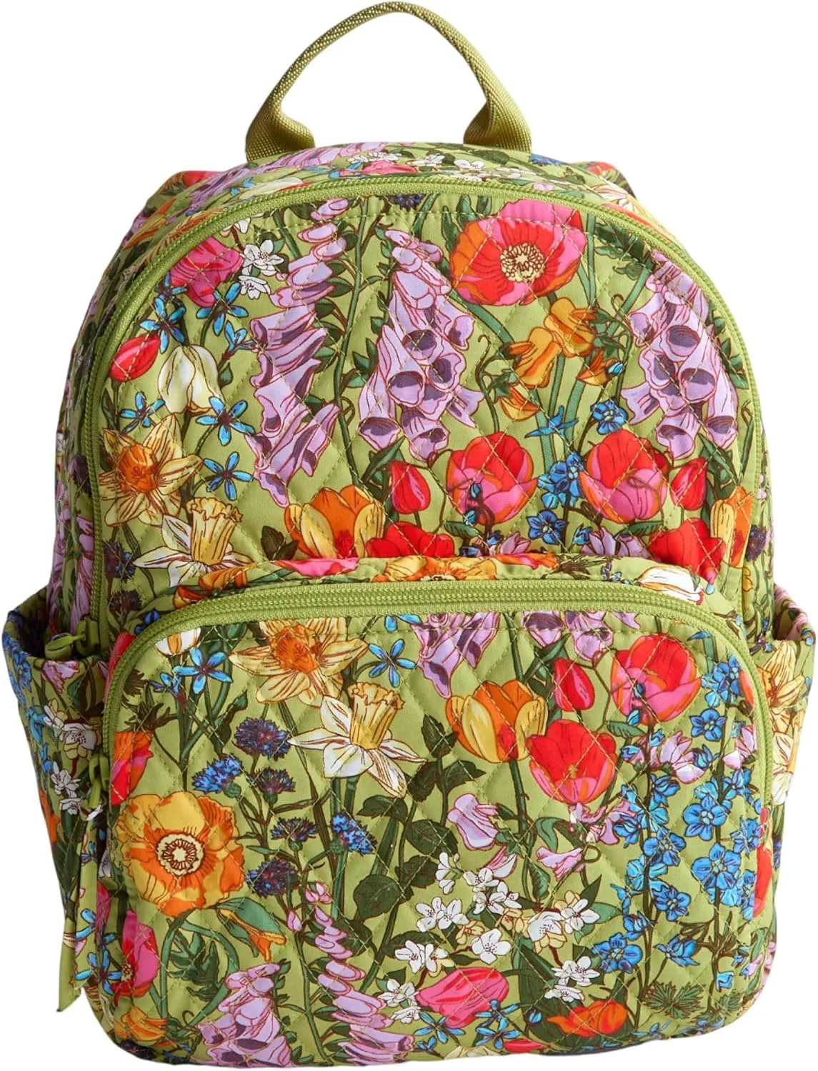 Vera Bradley Premium Cotton Small Banbury Backpack, Meadow Bouquet