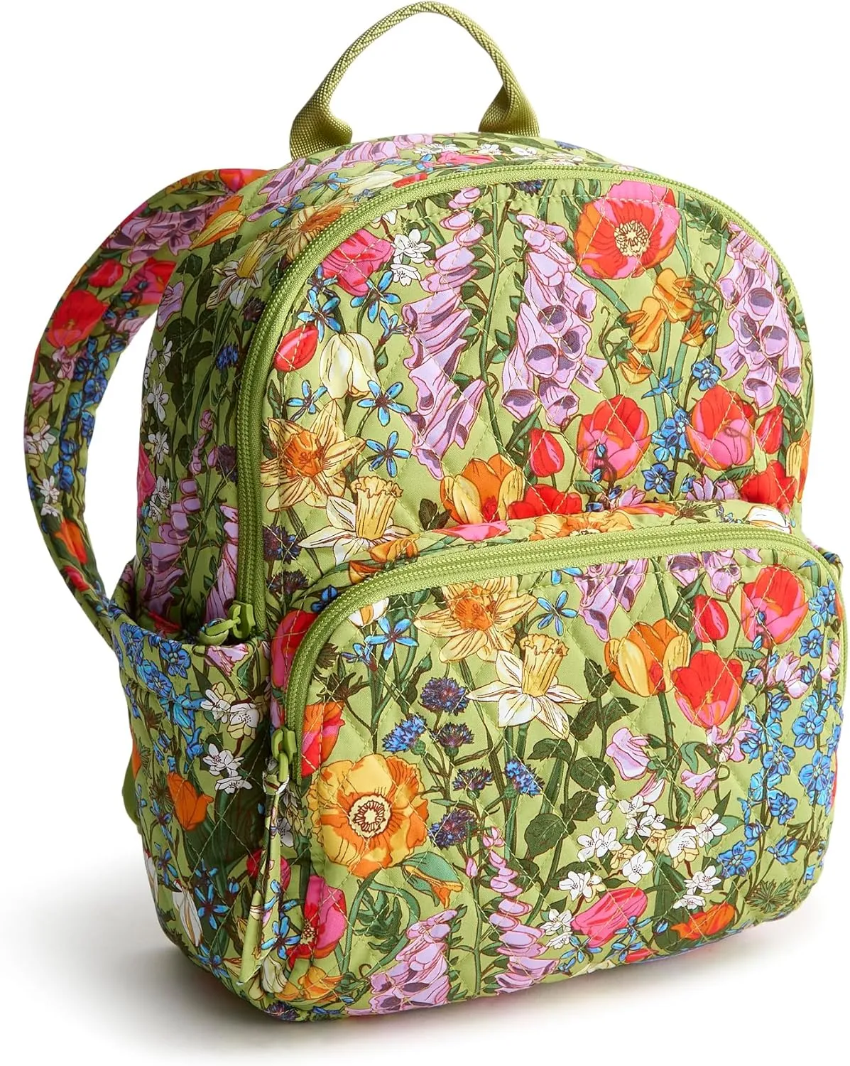 Vera Bradley Premium Cotton Small Banbury Backpack, Meadow Bouquet