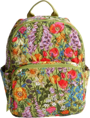 Vera Bradley Premium Cotton Small Banbury Backpack, Meadow Bouquet