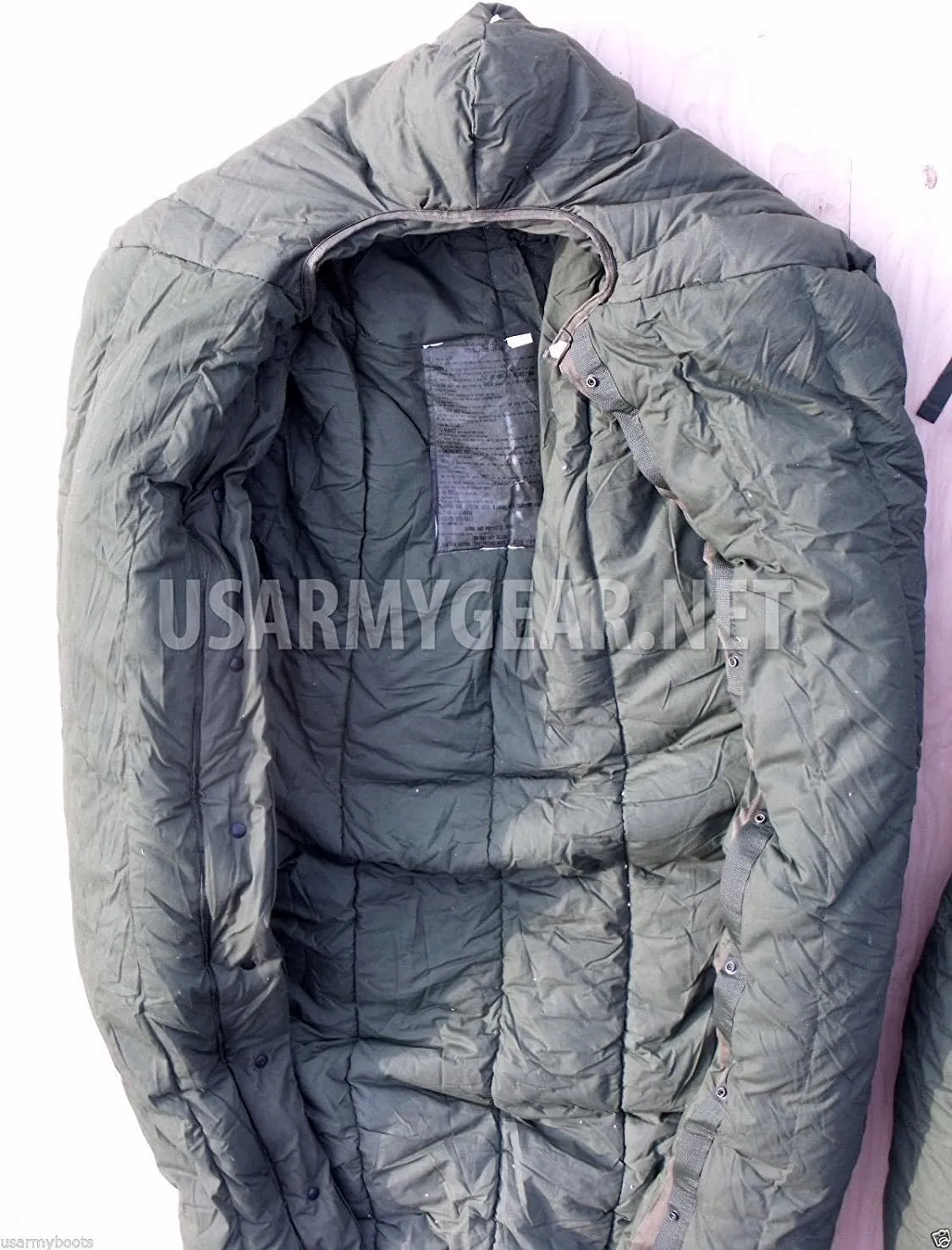 Very Warm Military US Army Subzero Extreme Cold Weather ECW Down GI Sleeping Bag