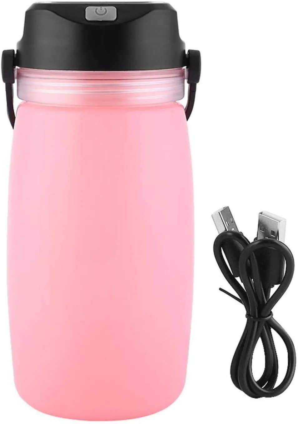 VGEBY Solar Water Bottle, Solar USB Rechargeable Powered Lamp Cup Water Storage Bottle for Outdoor Camping () Riding Shelves and Storage Supplies