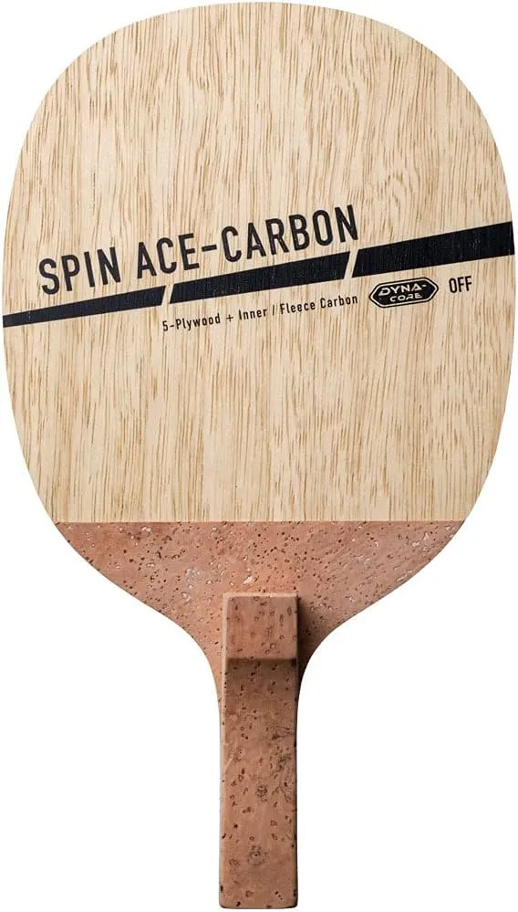 Victoras 300022 Spin ACE-Carbon Table Tennis Racket for Attacks, Reverse Type