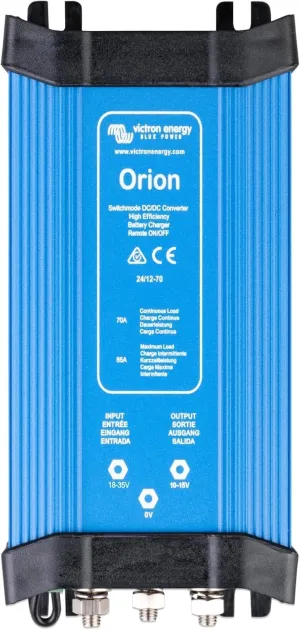 Victron Energy Orion 24/12-Volt 70 amp DC-DC Converter Non-Isolated, High Power