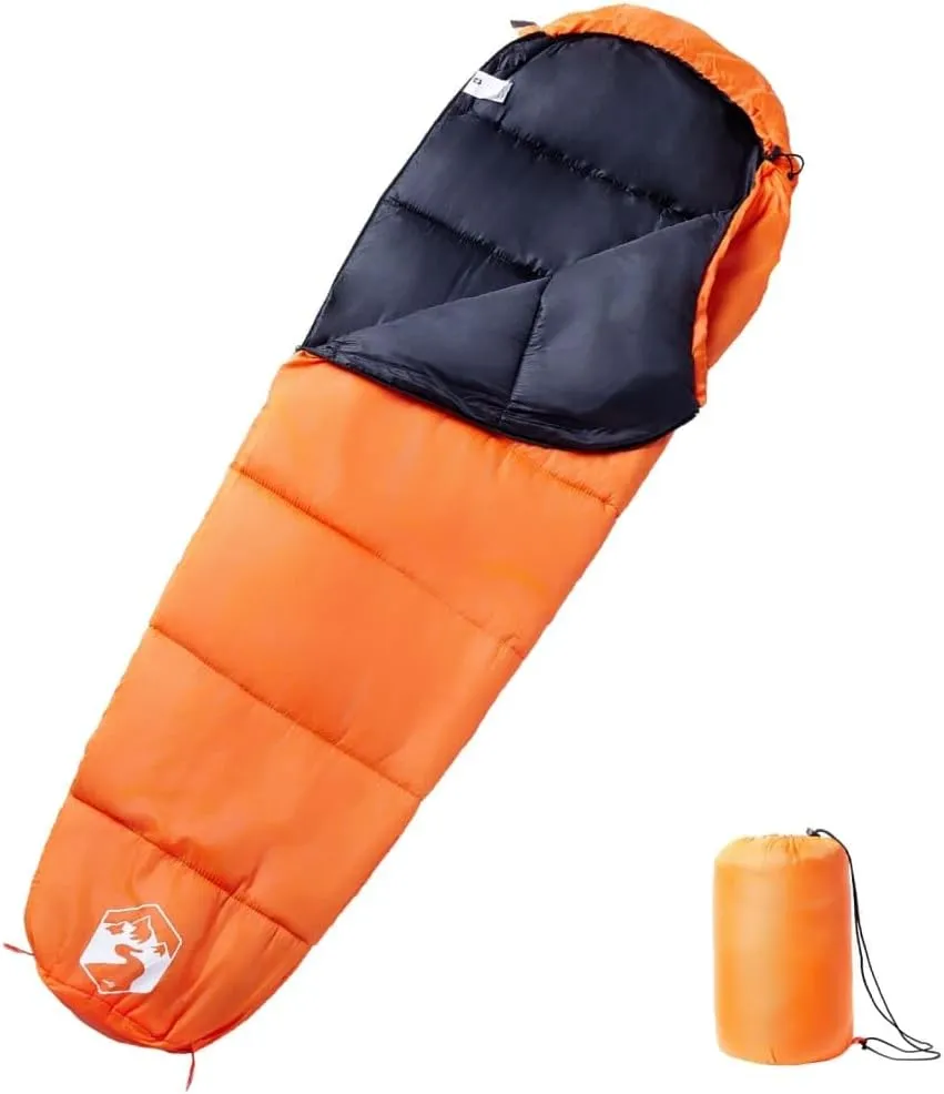 vidaXL Mummy Sleeping Bag for Adults Camping 3 Seasons