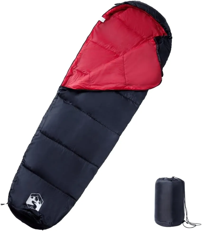 vidaXL Mummy Sleeping Bag for Adults Camping 3 Seasons