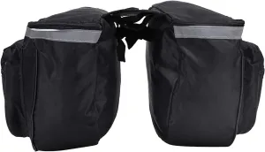 VINGVO Bike Rear Carrier Bag, Double Side Bike Rack Bag Portable Luggage Pannier for Bike for Camping