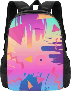 Vintage 80s 90s Lightweight Packable Backpack Travel Casual Large Capacity Daypack Foldable Backpack For Men Women