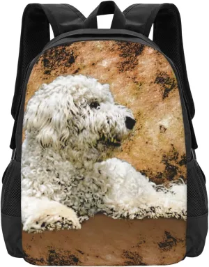 Vintage Goldendoodle Dog Lightweight Packable Backpack Travel Casual Hiking Daypack Foldable Backpack For Men Women