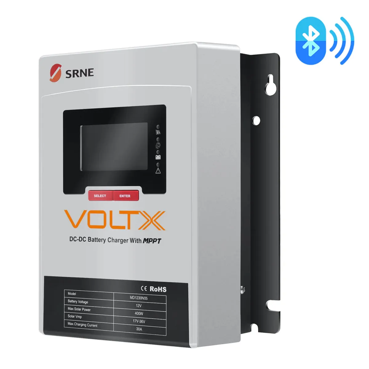 VoltX SRNE 12V 30A MPPT Battery Charger with Bluetooth