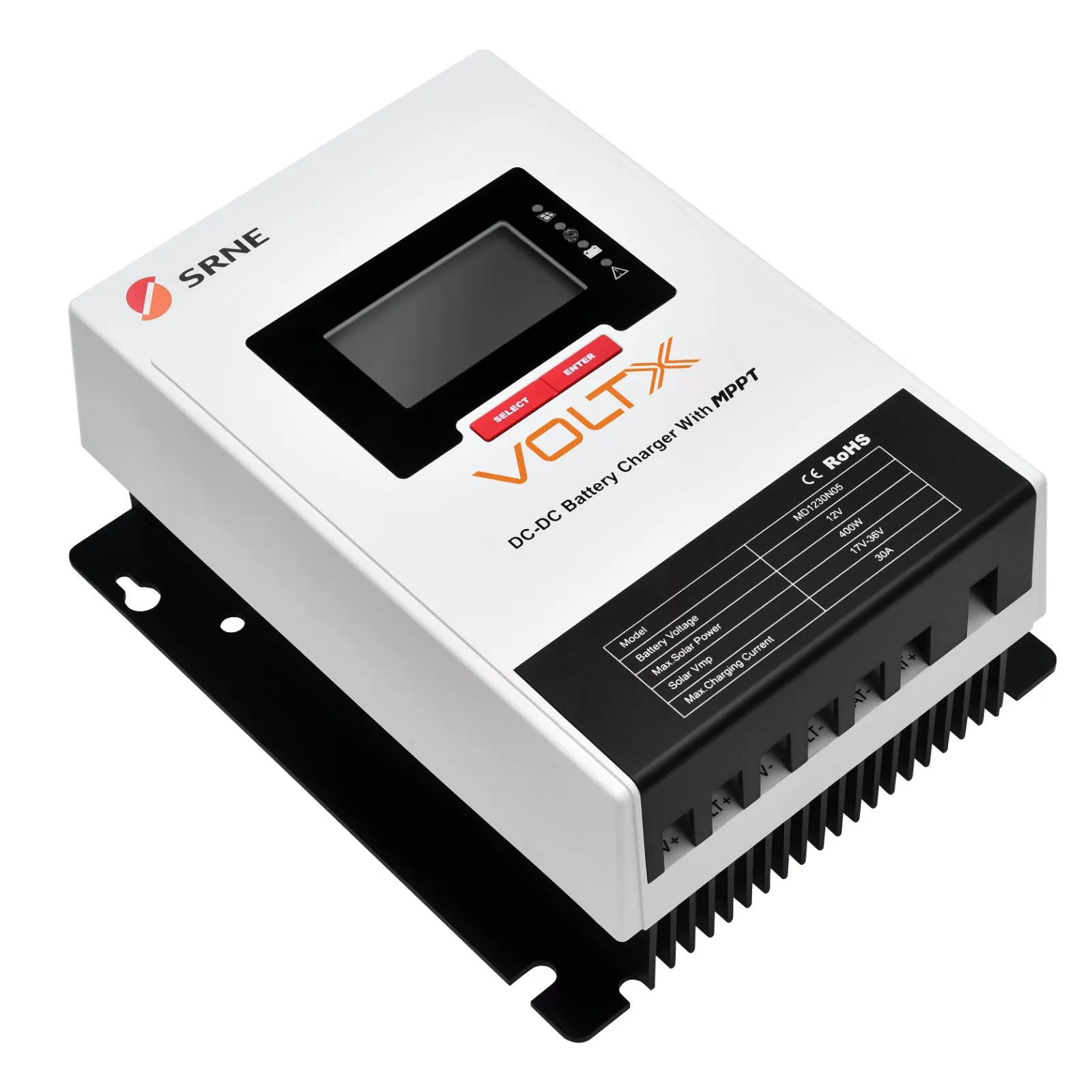 VoltX SRNE 12V 30A MPPT Battery Charger with Bluetooth