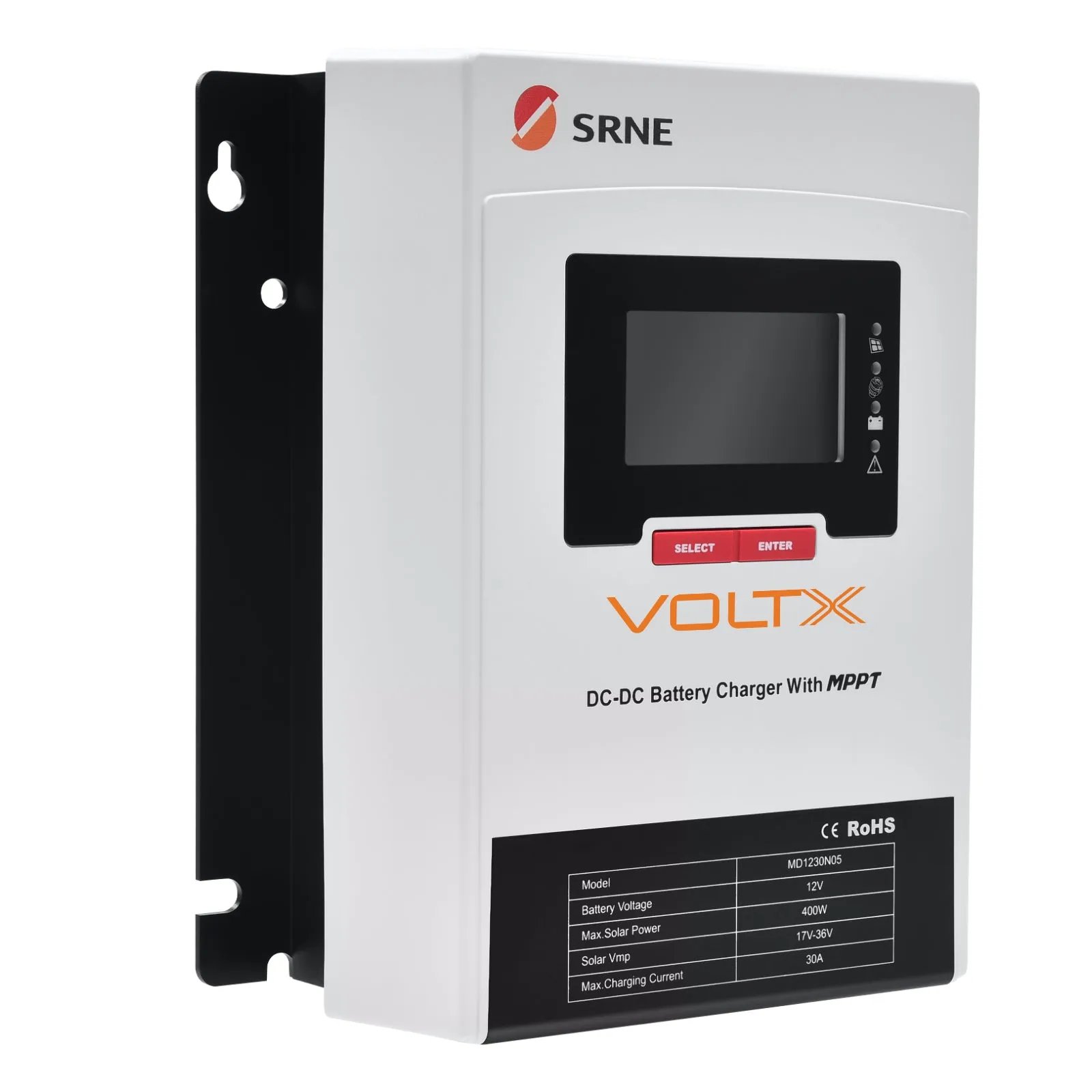 VoltX SRNE 12V 30A MPPT Battery Charger with Bluetooth