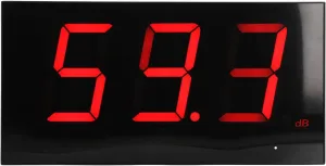 Wall Mounted Decibel Meter - Sound Meter with Wide Measuring Range for Noise Monitoring - USB Powered for and Office Use
