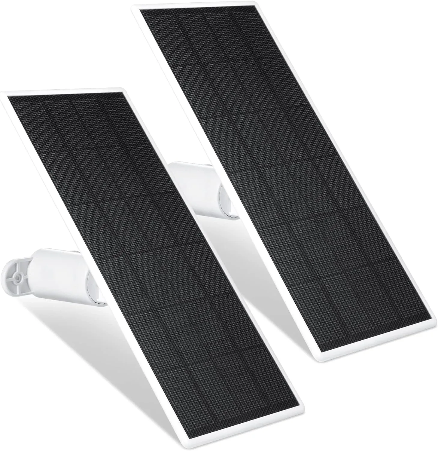 Wasserstein Solar Panel, Solar Panel Charger for Google Nest Cam Outdoor or Indoor, Battery - 2.5W Solar Power - Camera Solar Panels Made for Google Nest (2 Pack)