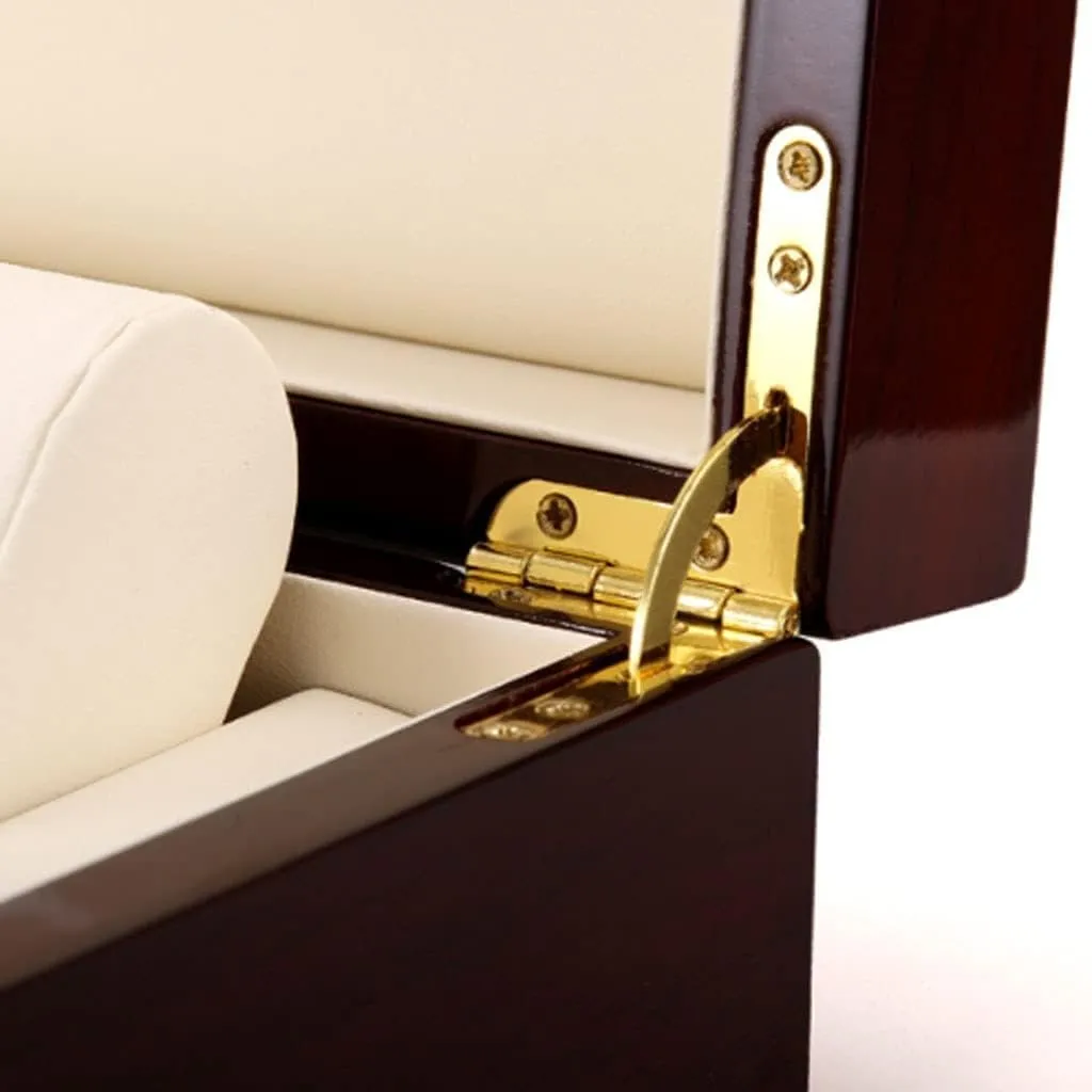 Watch Case Watch Roll Solid Wood Jewelry Box Watch Box Jade Bracelet Watch Storage Box, Vintage Jewelry Storage Box with Lock Watch Box Watch Winder