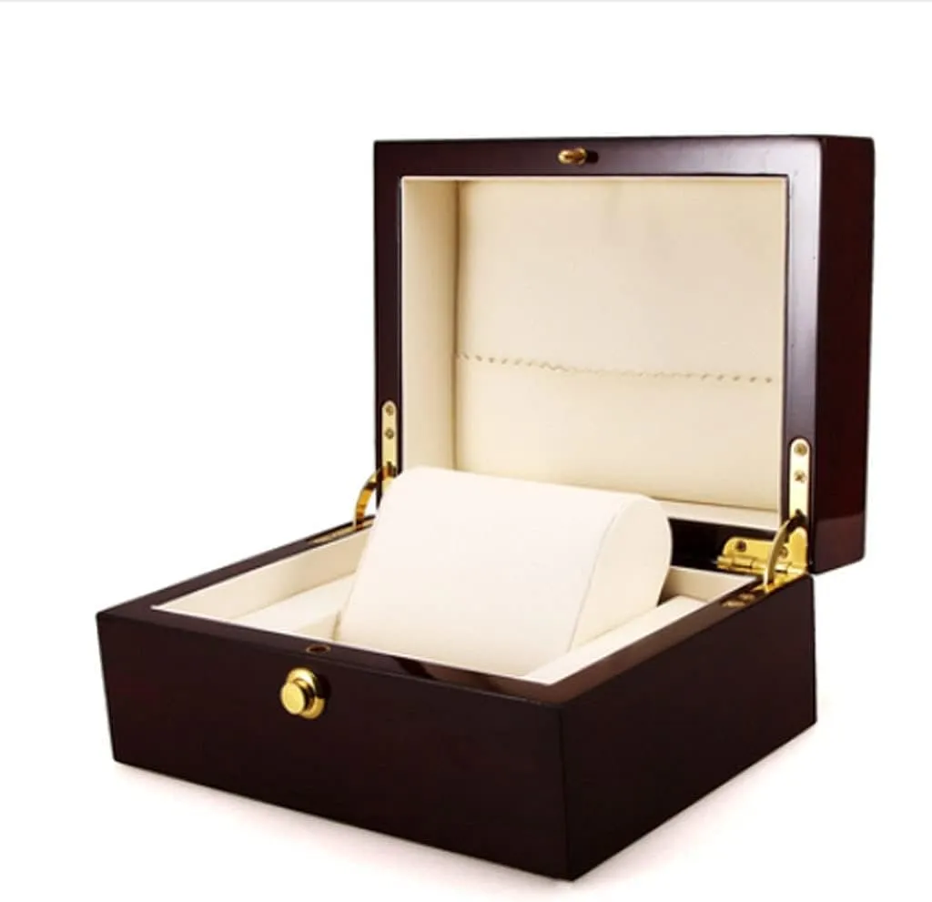 Watch Case Watch Roll Solid Wood Jewelry Box Watch Box Jade Bracelet Watch Storage Box, Vintage Jewelry Storage Box with Lock Watch Box Watch Winder