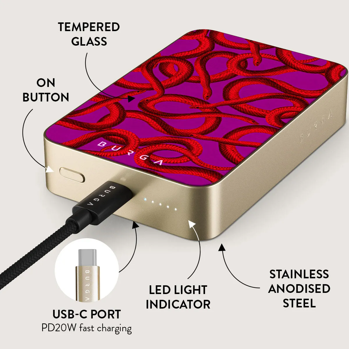 Watch Out - Magnetic Power Bank