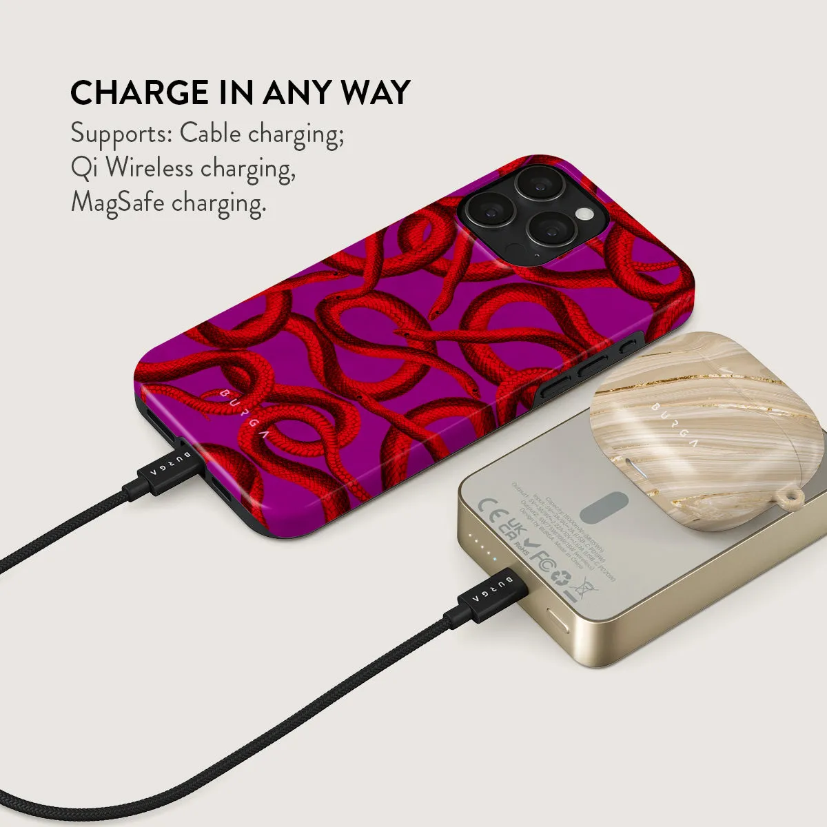 Watch Out - Magnetic Power Bank