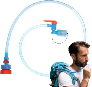 Water Bottle Drink Tube Hose, Leak-Proof Hydration Drinking Tube, Backpack Reservoir Hydration Bladder, Multiuse Drinking Tube Water Bottle Accessories for Hiking Fishing Climbing Hiking Rafting