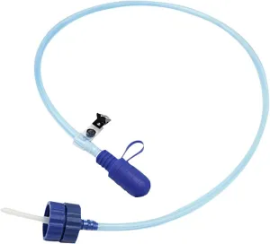 Water Bottle Straw,Cycling Water Bottle Drink Tube, PE Water Bottle Straw with Double Adapter Hydration Straw Water Bottle Drink Tube Hose for Cycling Trekking Fishing Boating Camping