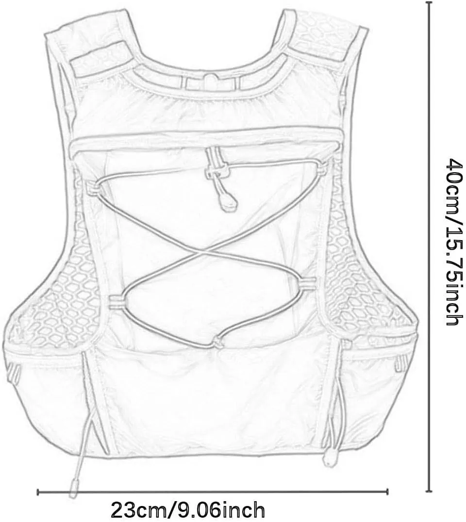 Water Pack Lightweight Hydration Backpack Fashion Breathable Daypack Running Gear Accessories for Cycling Trail Men Women
