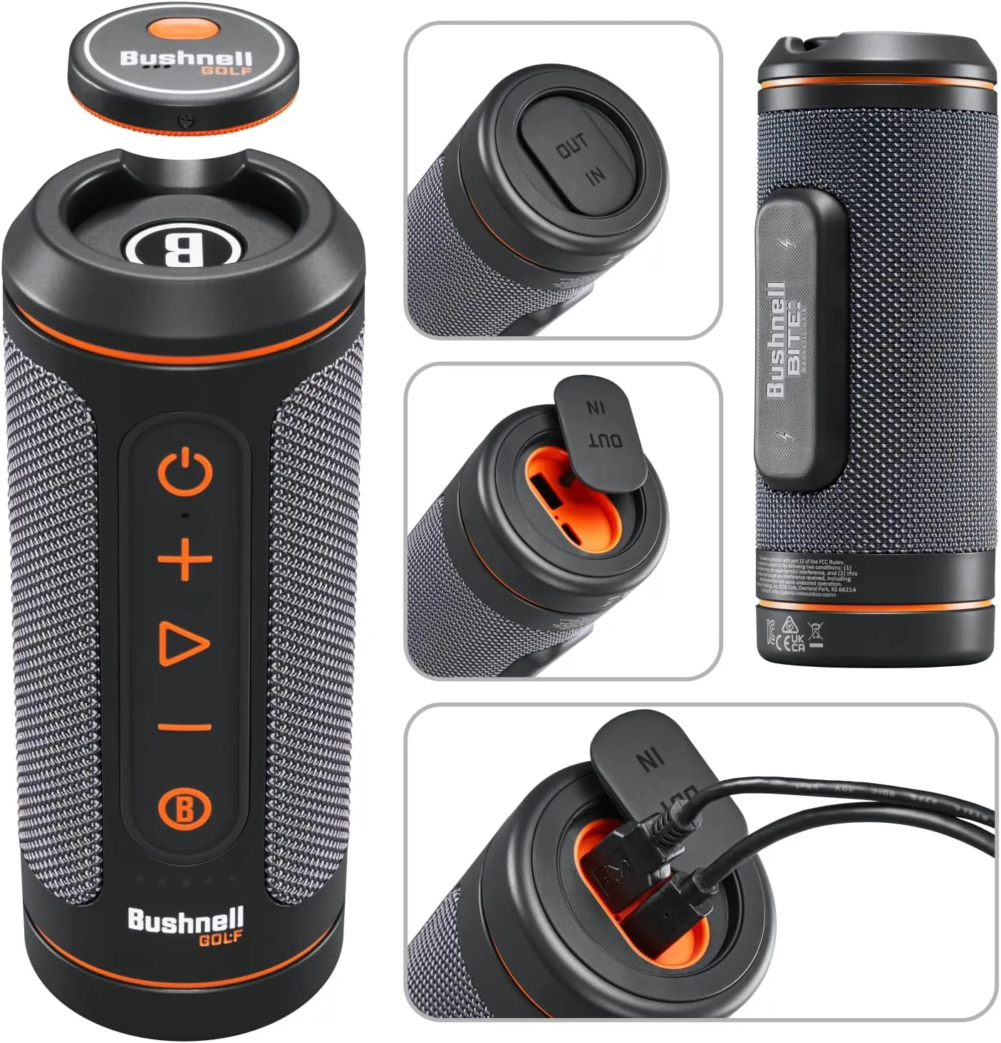 Wearable4U - Bushnell Wingman 2 GPS Golf Speaker with Power Pack Bundle