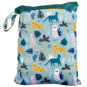 Wet Bag Double Pocket-  Leopard