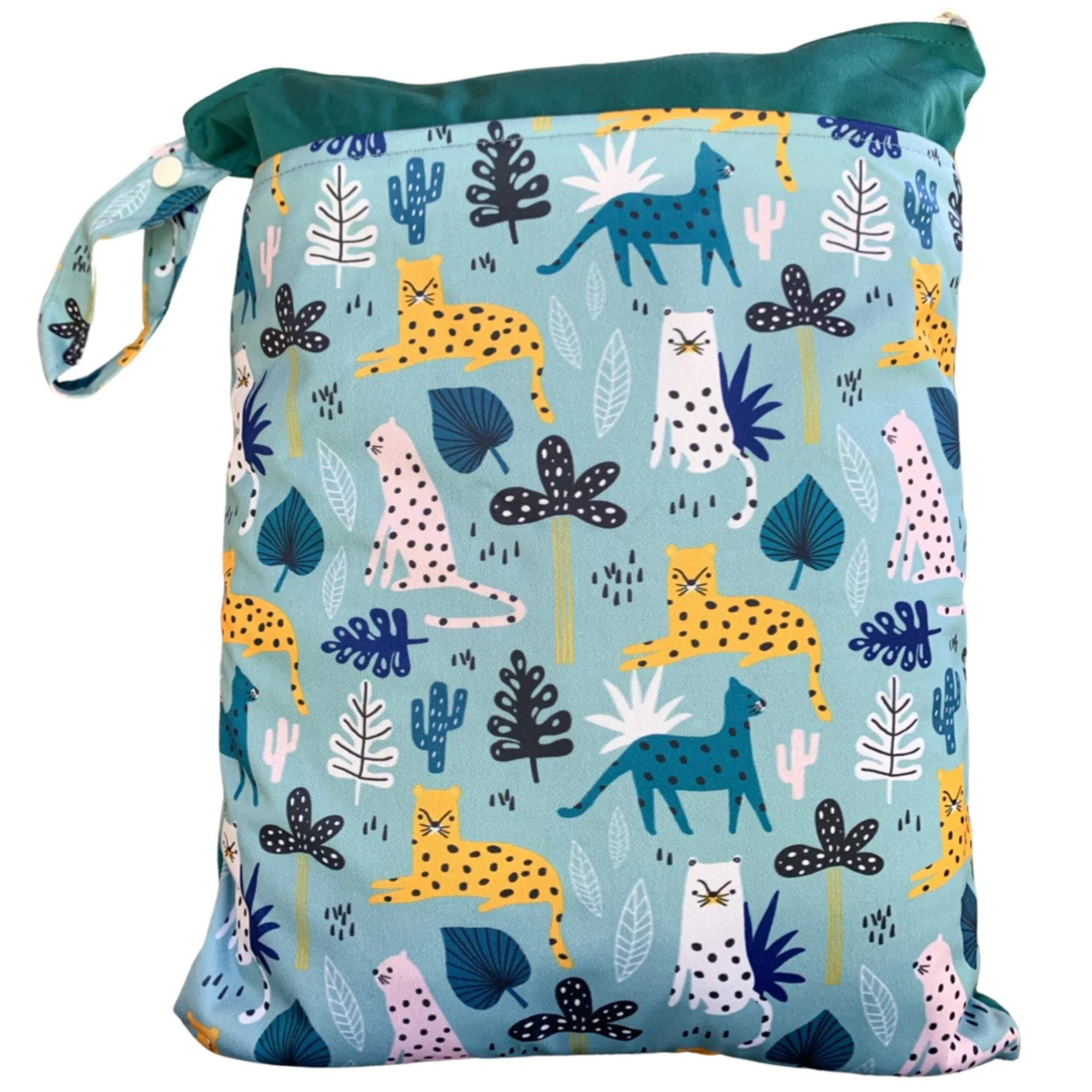 Wet Bag Double Pocket-  Leopard