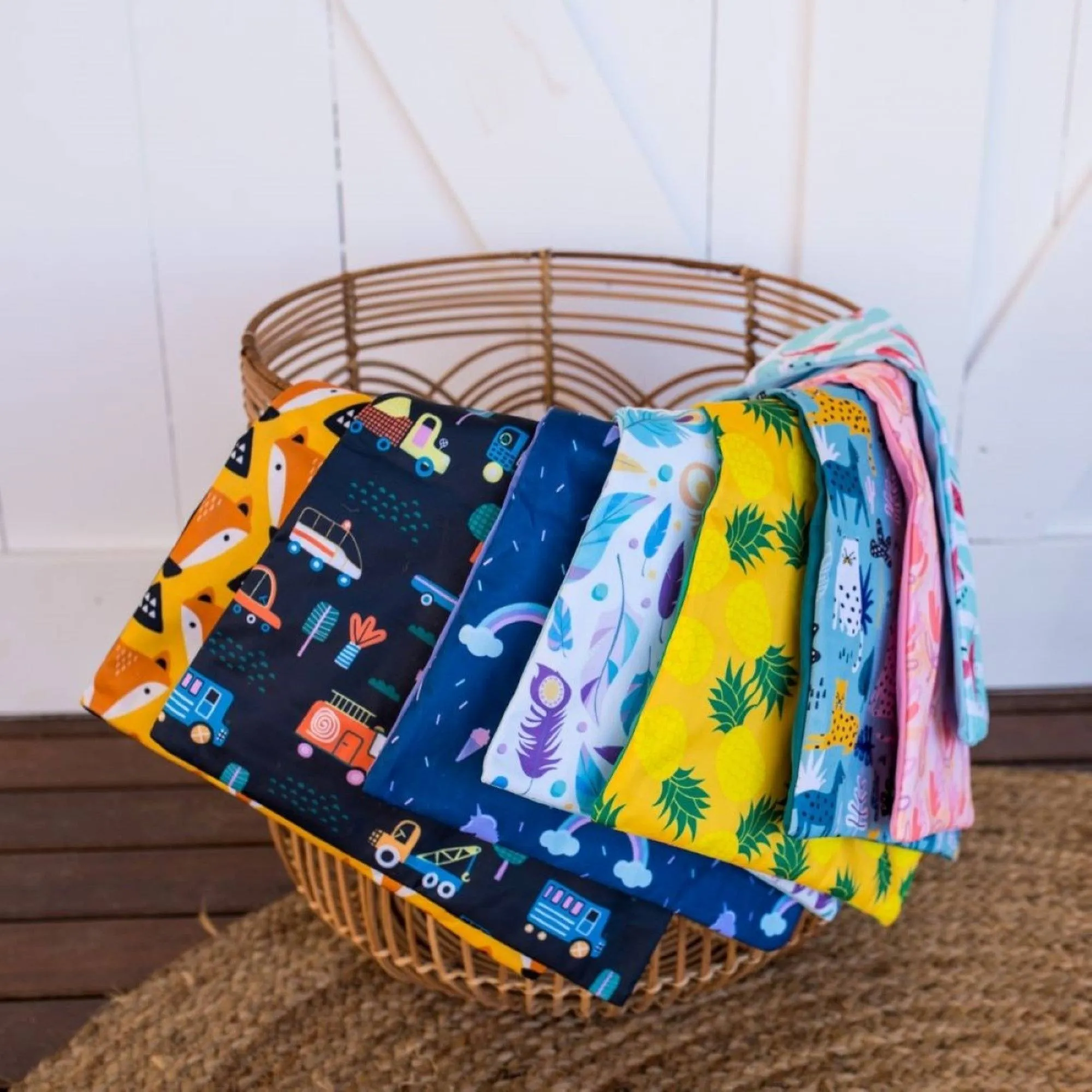 Wet Bag Double Pocket - Zoo Animals