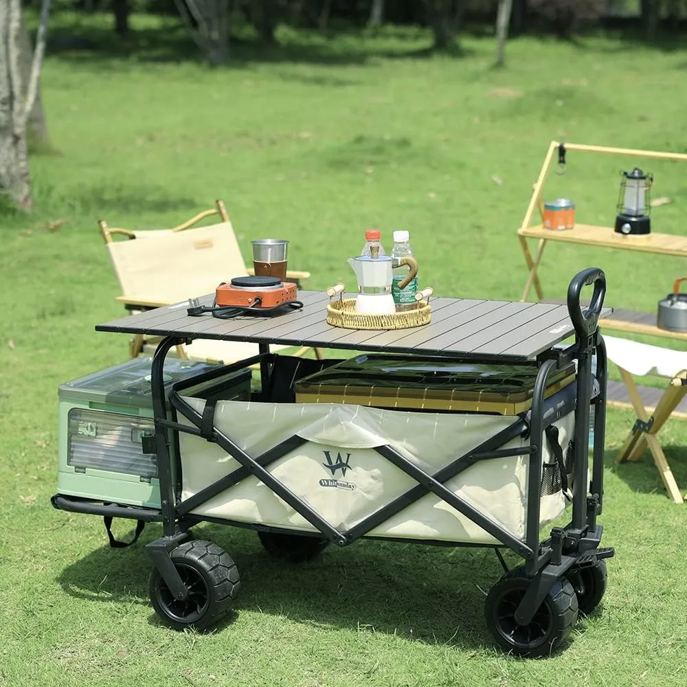 Whitsunday Outdoor Folding Table Aluminum (Carbon Black, Rectangle Standard)