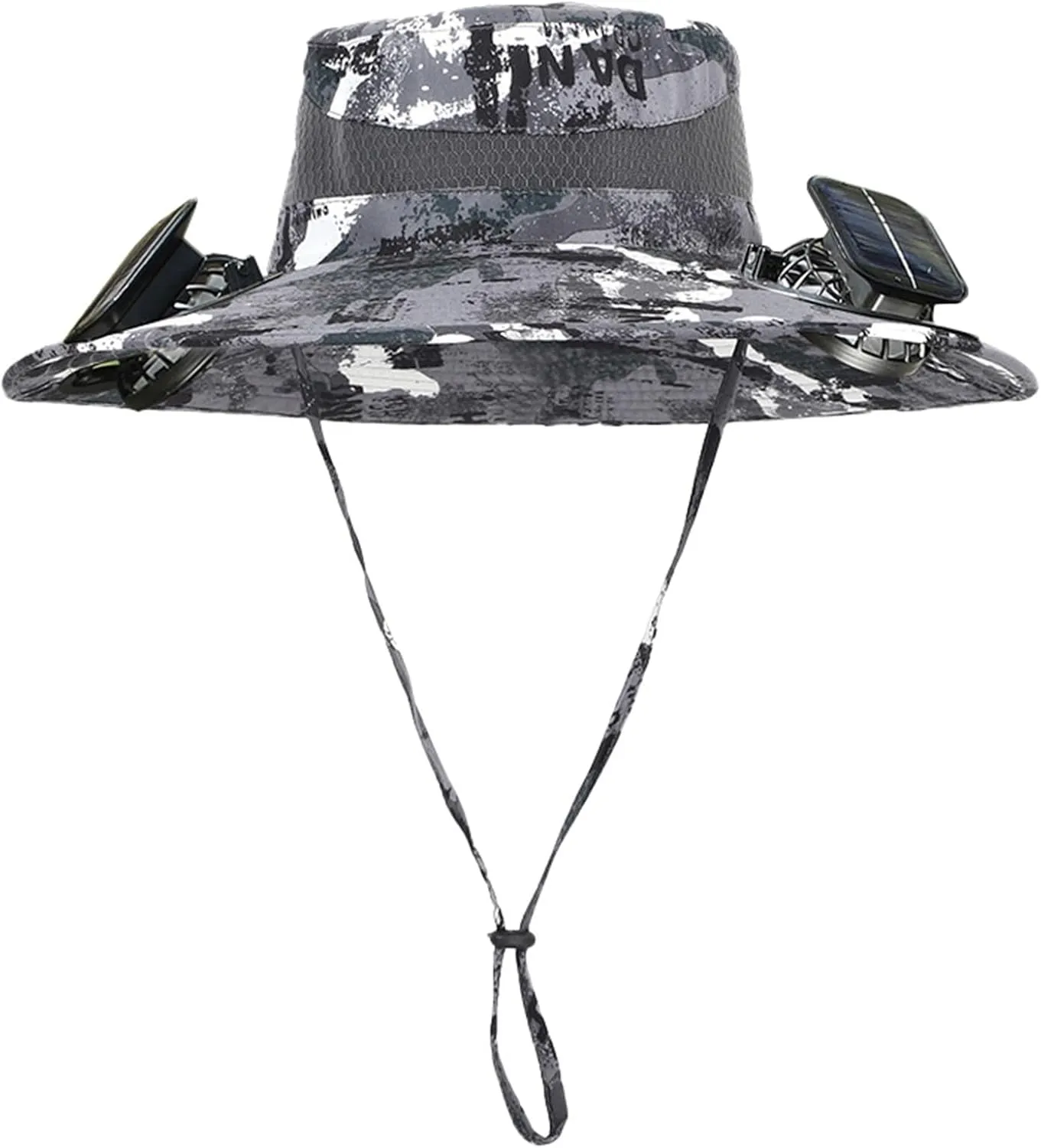 Wide Brim Solar Fan Hat, UPF 50  Solar Fan Sun Hat for Beach Hiking Camping Fishing Outdoor