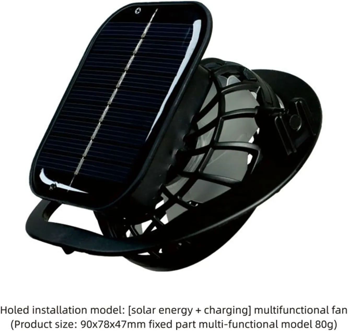 Wide Brim Solar Power Fan Hat, UPF 50  Bucket Hat with Solar Powered Fans for Beach Fishing Hiking Camping