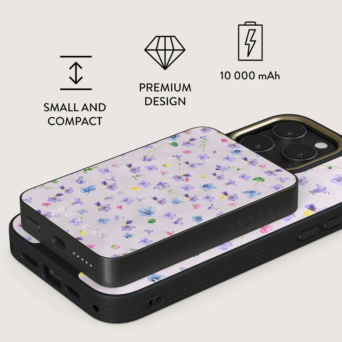 Wildflower - Magnetic Power Bank