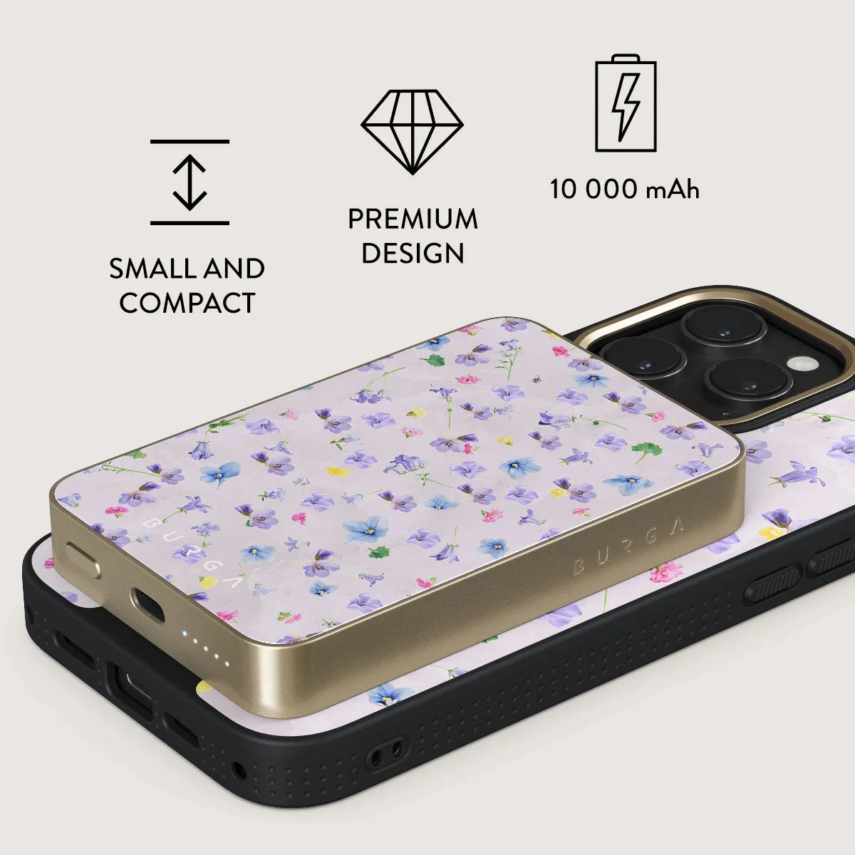 Wildflower - Magnetic Power Bank