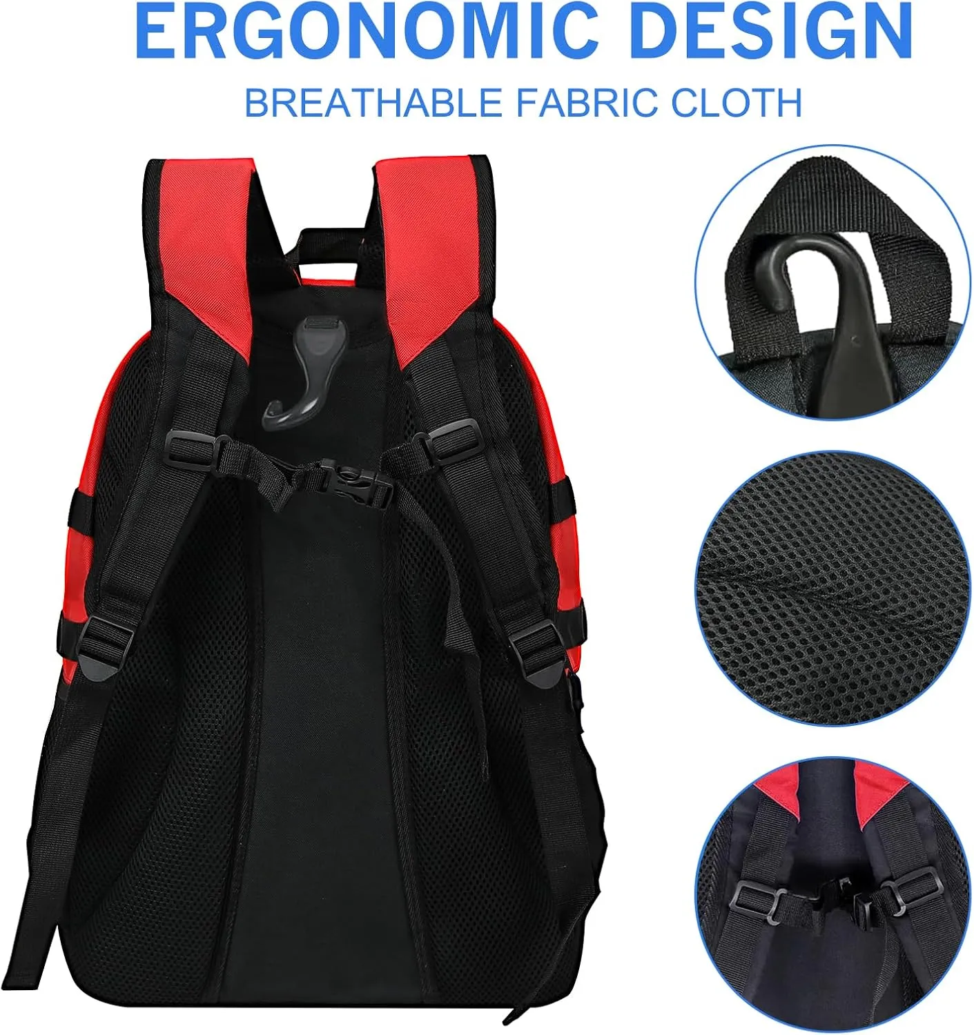 WOLT Lacrosse Bag-Lacrosse Backpack with Two Sticks Holder-Large Field Hockey Bag Holds All Sport Gears